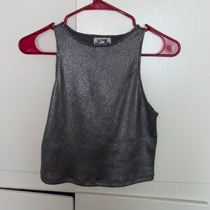 MARCH FLASH SALE: future collective metallic top
